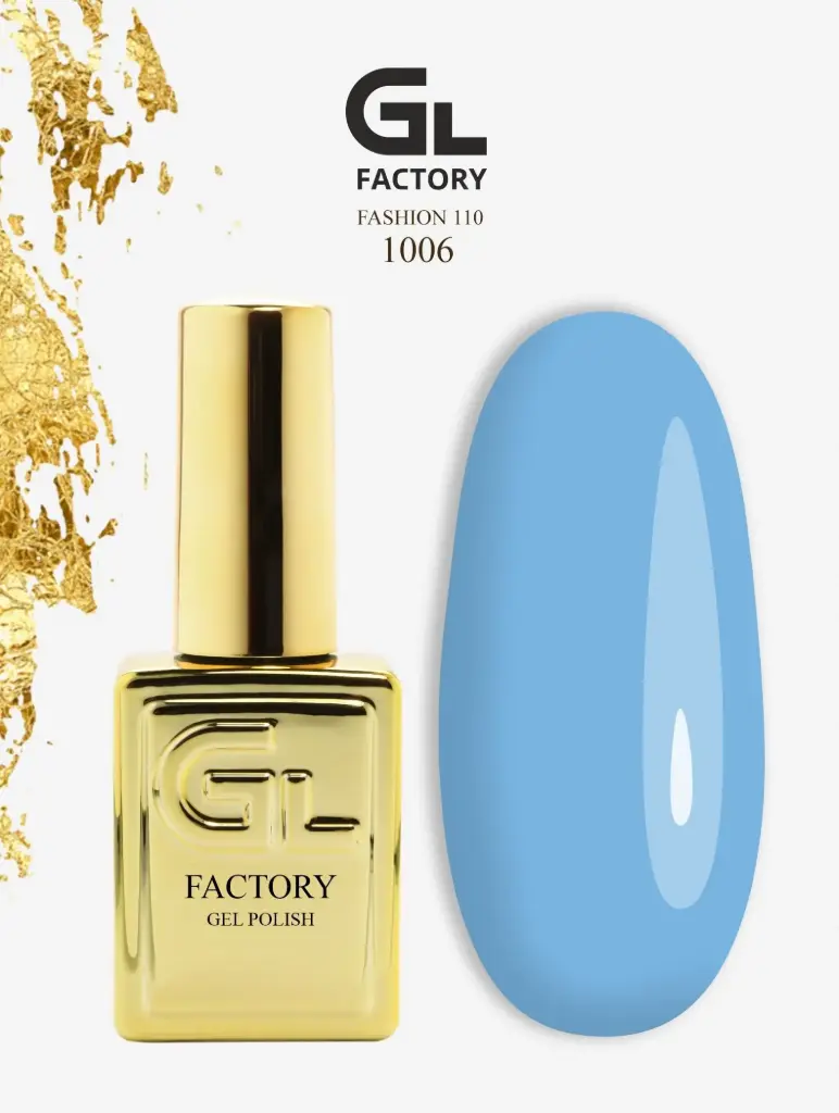 GL 1006 GOLD Gel Polish Fashion 110 15g TPO FREE
