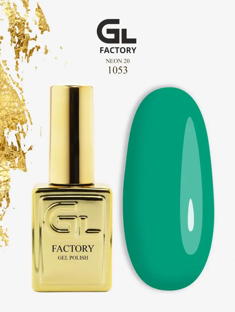 GL 1053 GOLD Gel Polish Neon 20 15g TPO FREE