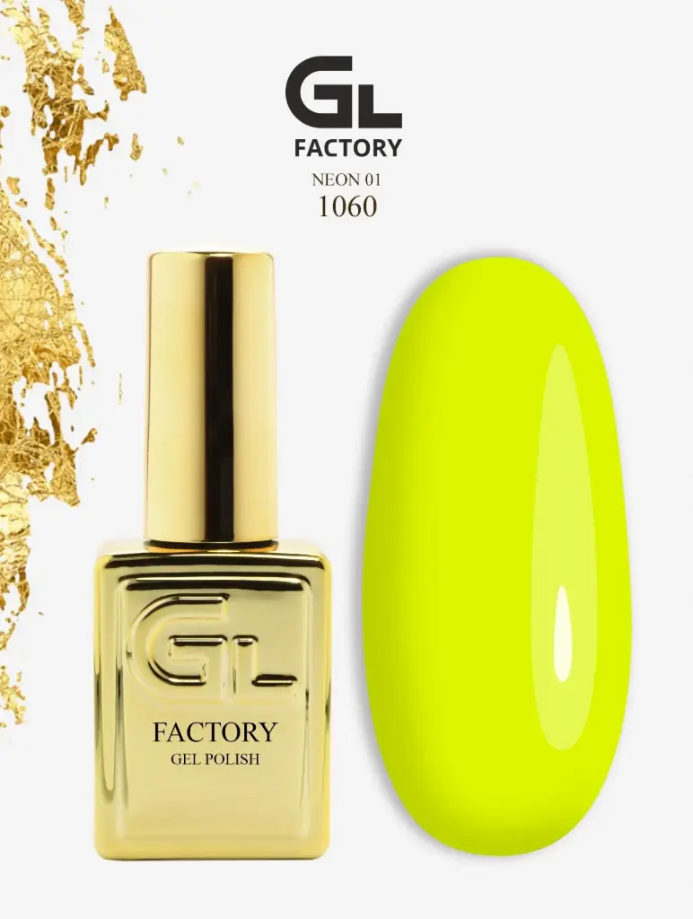 GL 1060 GOLD Gel Polish Neon 01 15g TPO FREE
