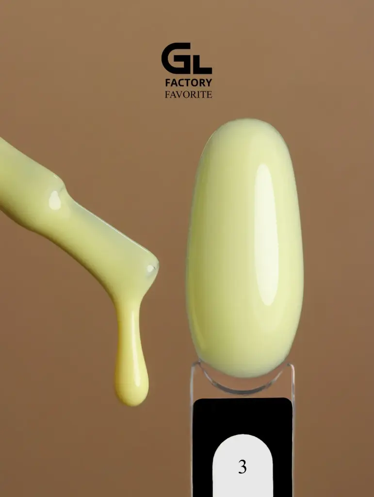 GL 1064 BLACK Gel Polish Favorite 03 15g TPO FREE