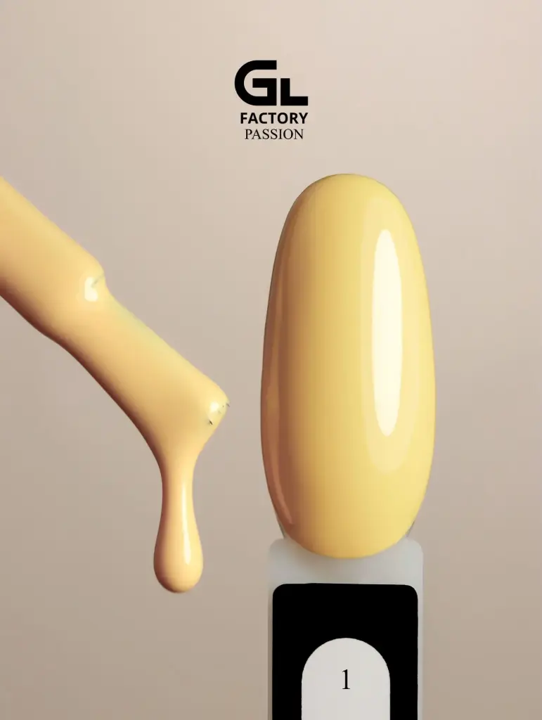 GL 1066 BLACK Gel Polish Passion 01 15g TPO FREE