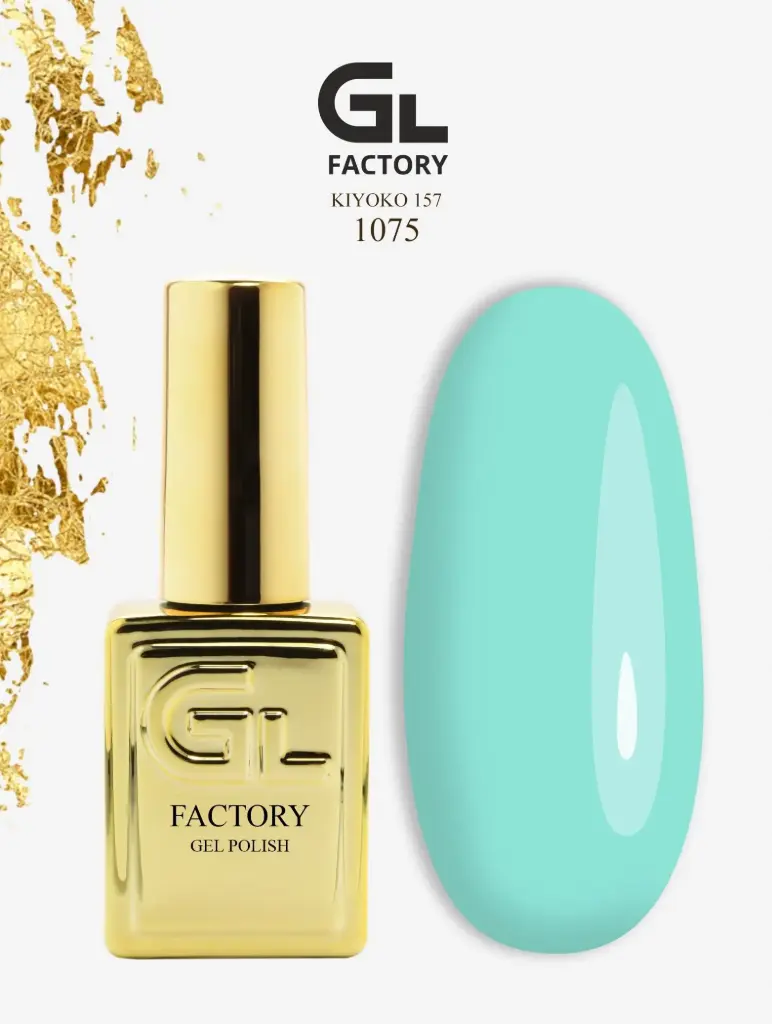 GL 1075 GOLD Gel Polish KiYOKO 157 15g TPO FREE