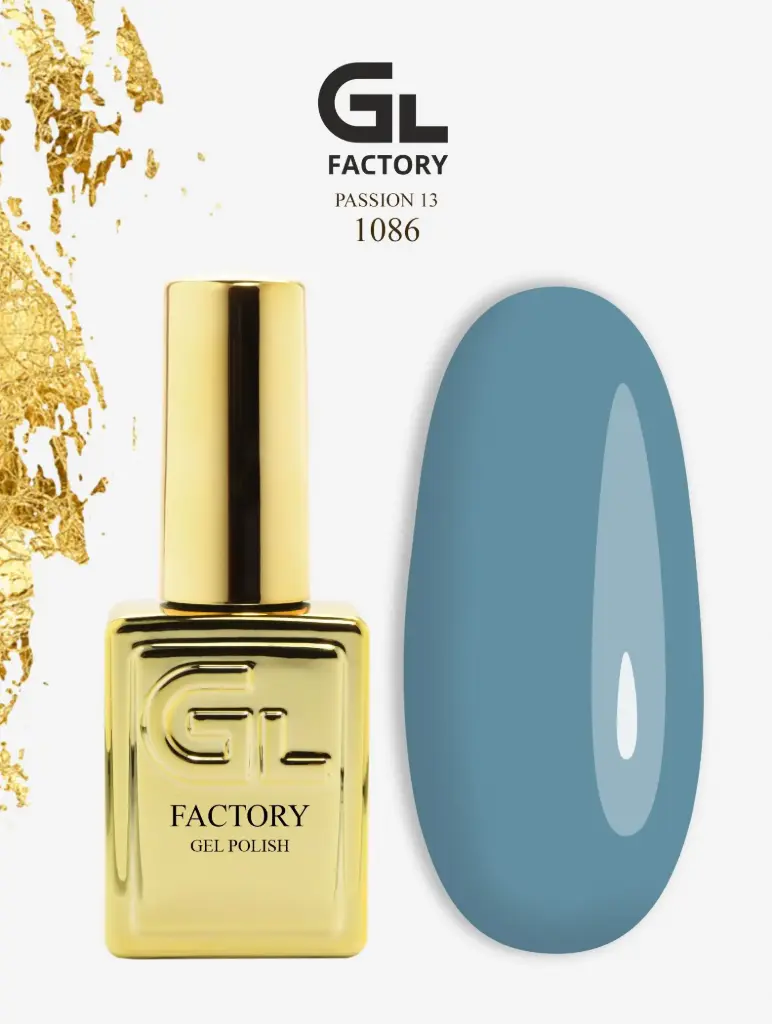 GL 1086 GOLD Gel Polish Passion 13 15g TPO FREE
