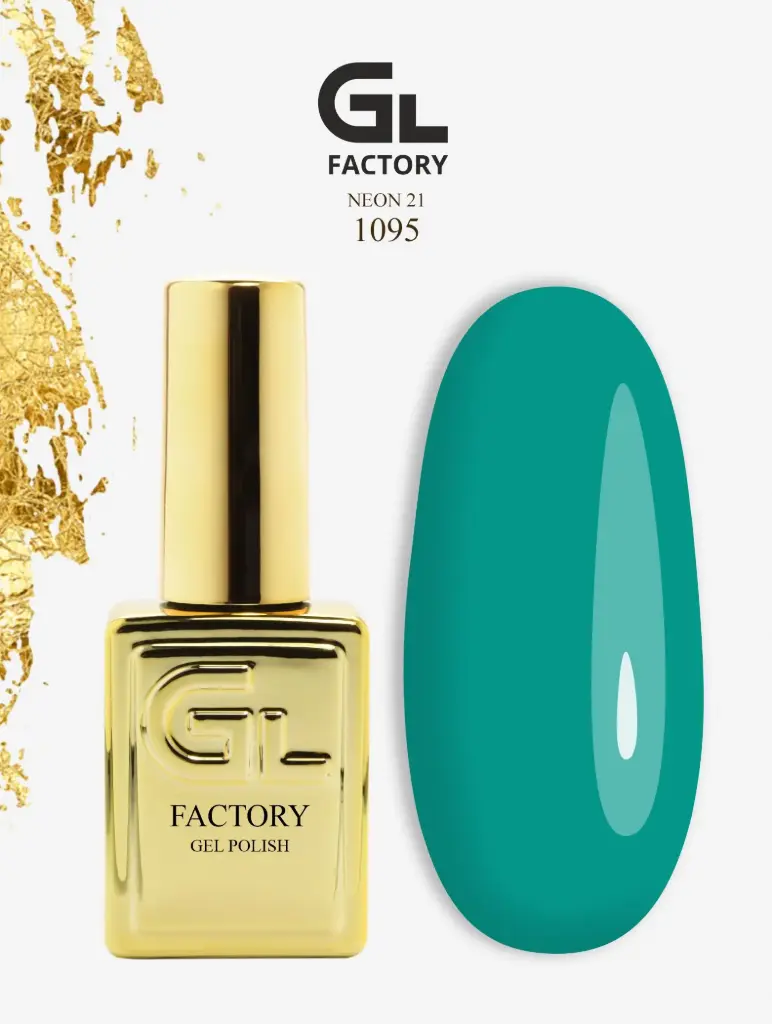 GL 1095 GOLD Gel Polish Neon 21 15g TPO FREE