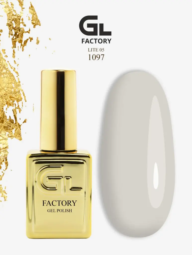 GL 1097 GOLD Gel Polish Lite 05 15g TPO FREE