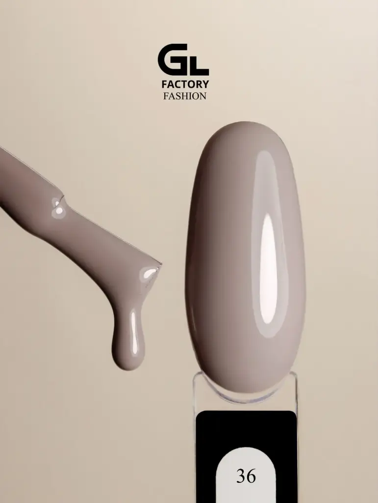 GL 1112 BLACK Gel Polish Fashion 036 15g TPO FREE