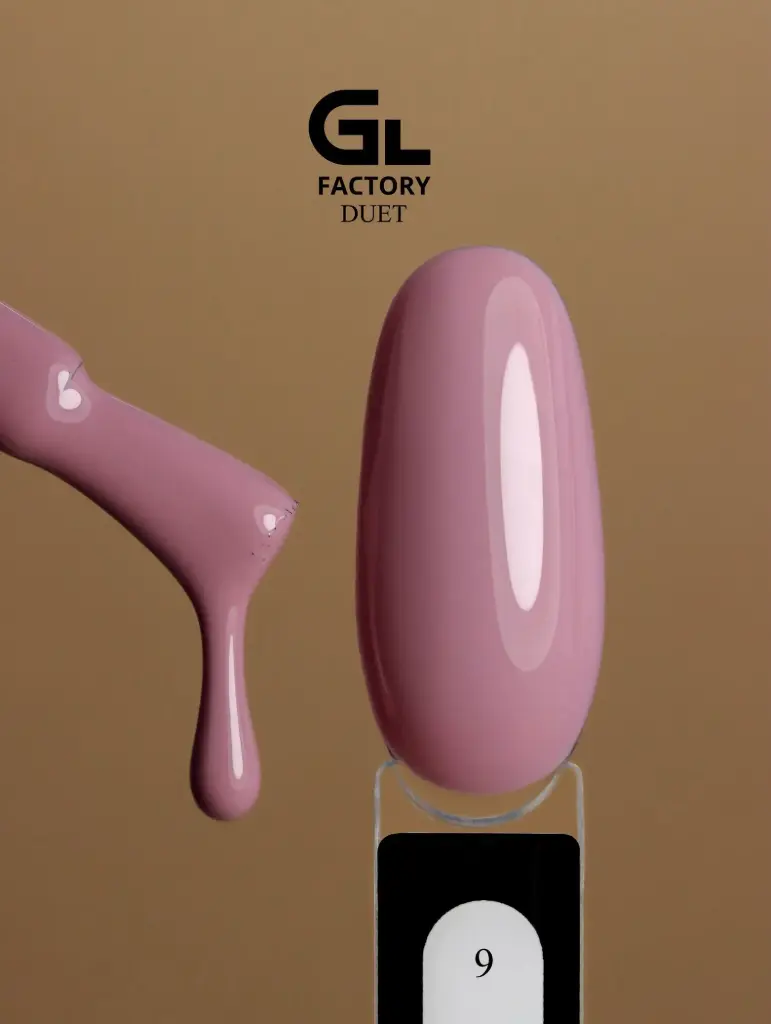 GL 1143 BLACK Gel Polish Duet 09 15g TPO FREE