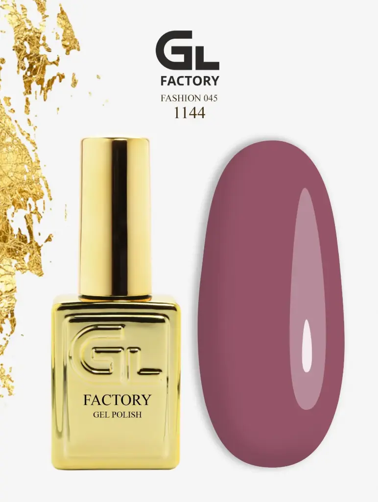 GL 1144 GOLD Gel Polish Fashion 045 15g TPO FREE