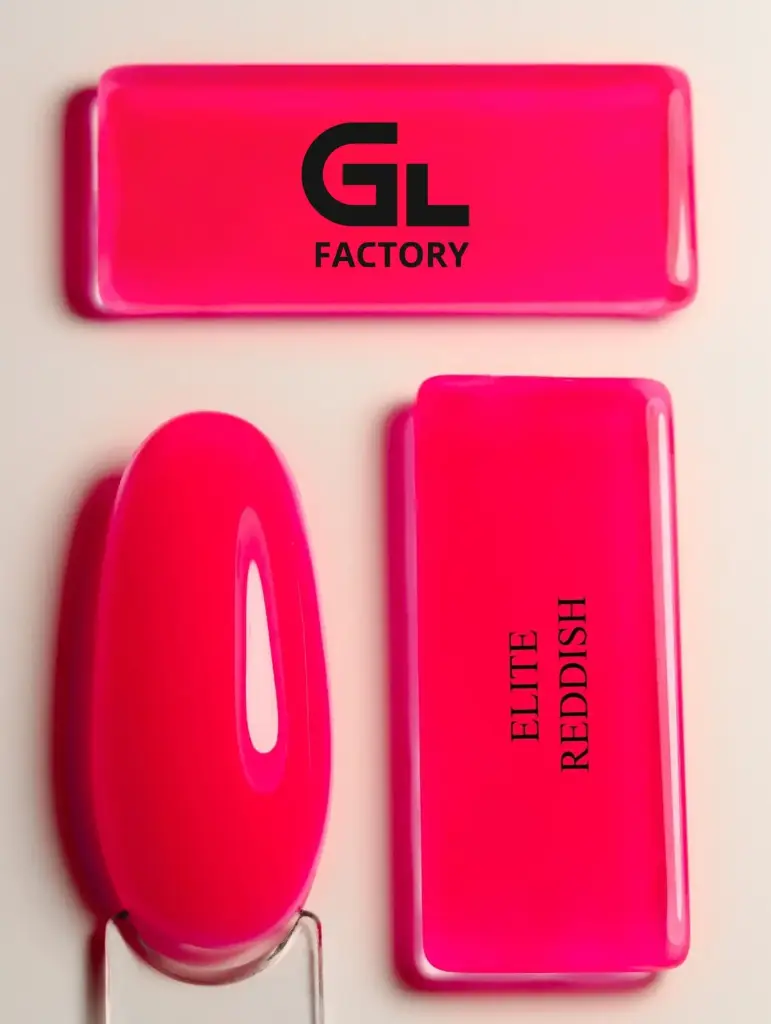 GL 1154 BLACK Gel Polish Elite Reddish 15g TPO FREE