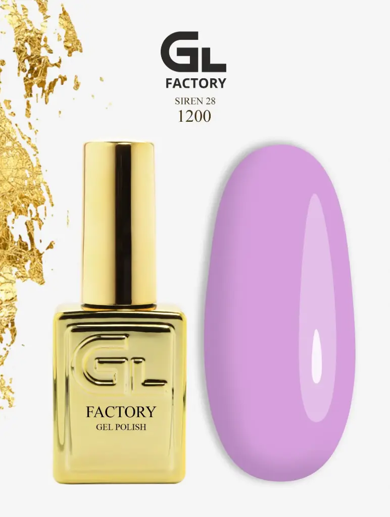 GL 1200 GOLD Gel Polish SiRen 28 15g TPO FREE