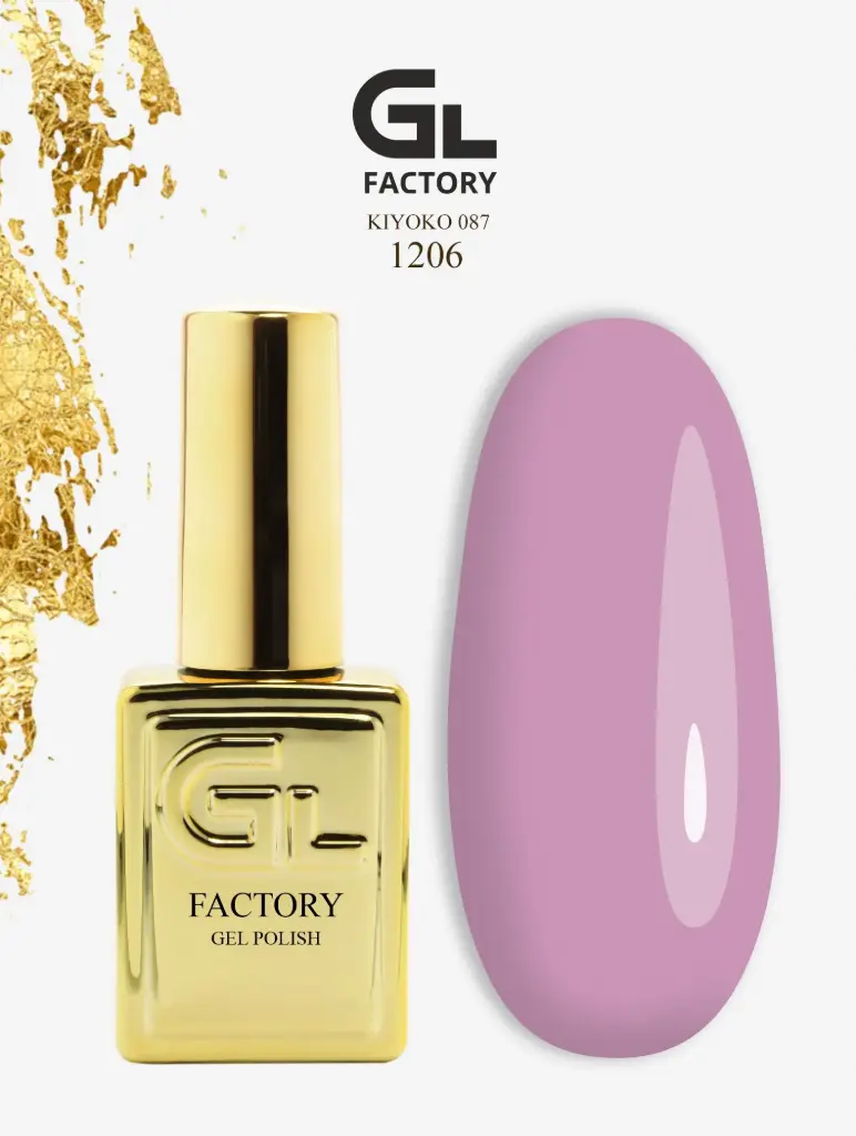 GL 1206 GOLD Gel Polish KiYOKO 087 15g TPO FREE
