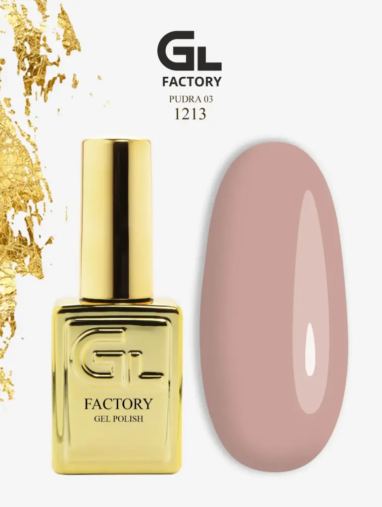 GL 1213 GOLD Gel Polish Pudra 03 15g TPO FREE