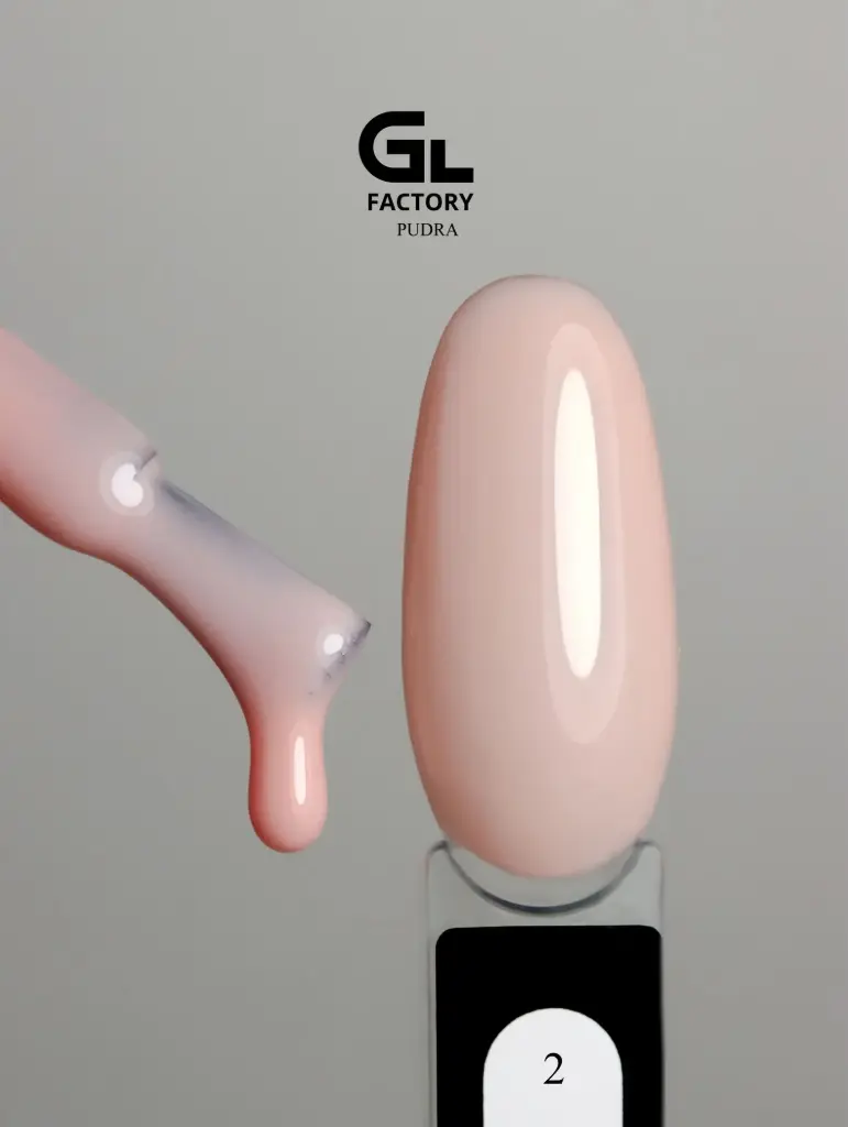 GL 2004 BLACK Gel Polish Pudra 02 15g TPO FREE