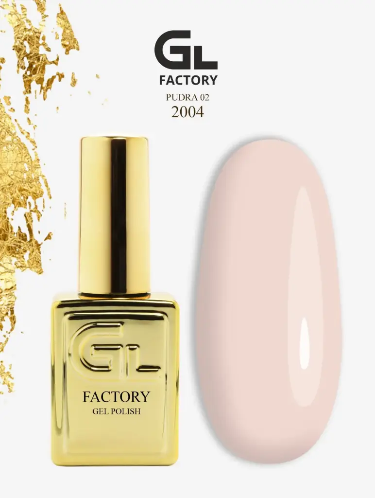 GL 2004 GOLD Gel Polish Pudra 02 15g TPO FREE