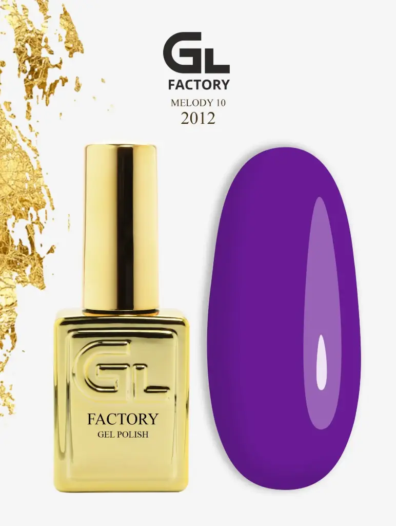 GL 2012 GOLD Gel Polish Melody 10 15g TPO FREE