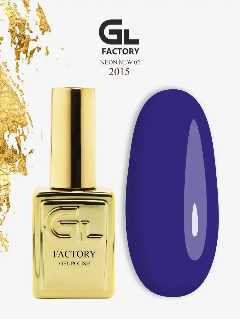 GL 2015 GOLD Gel Polish Neon New 02 15g TPO FREE