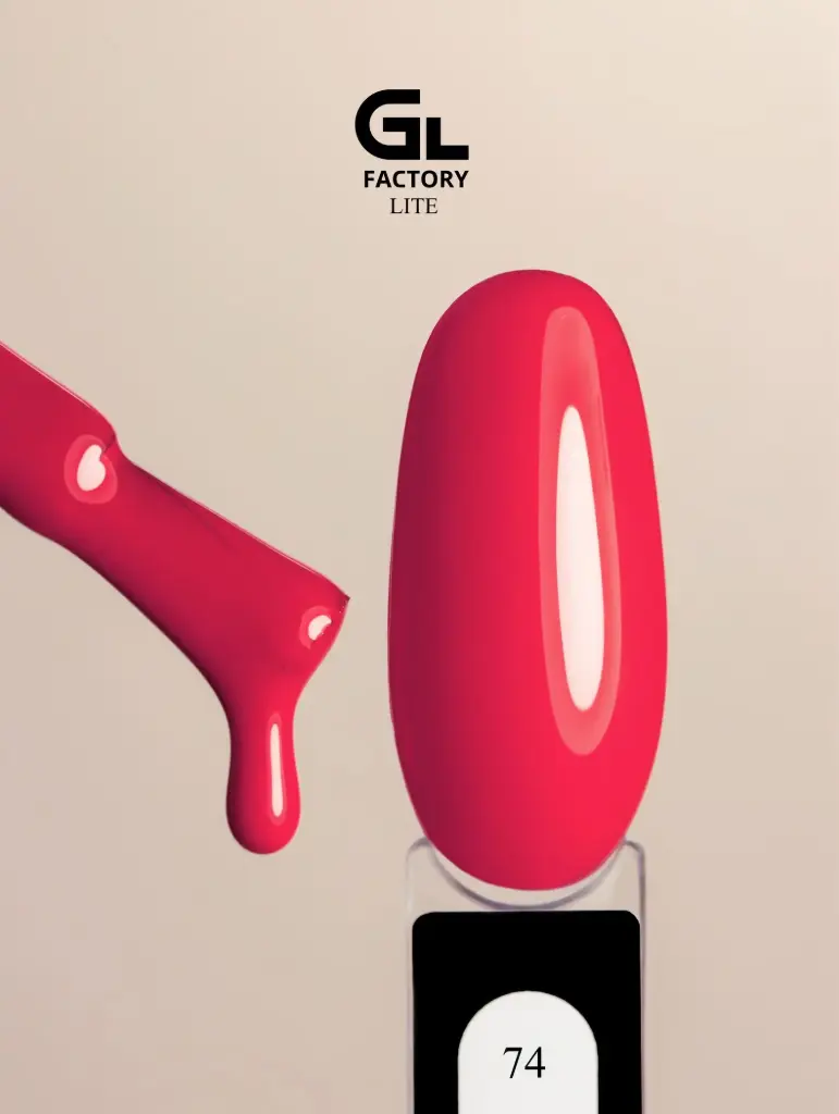 GL 2021 BLACK Gel Polish Lite 74 15g TPO FREE