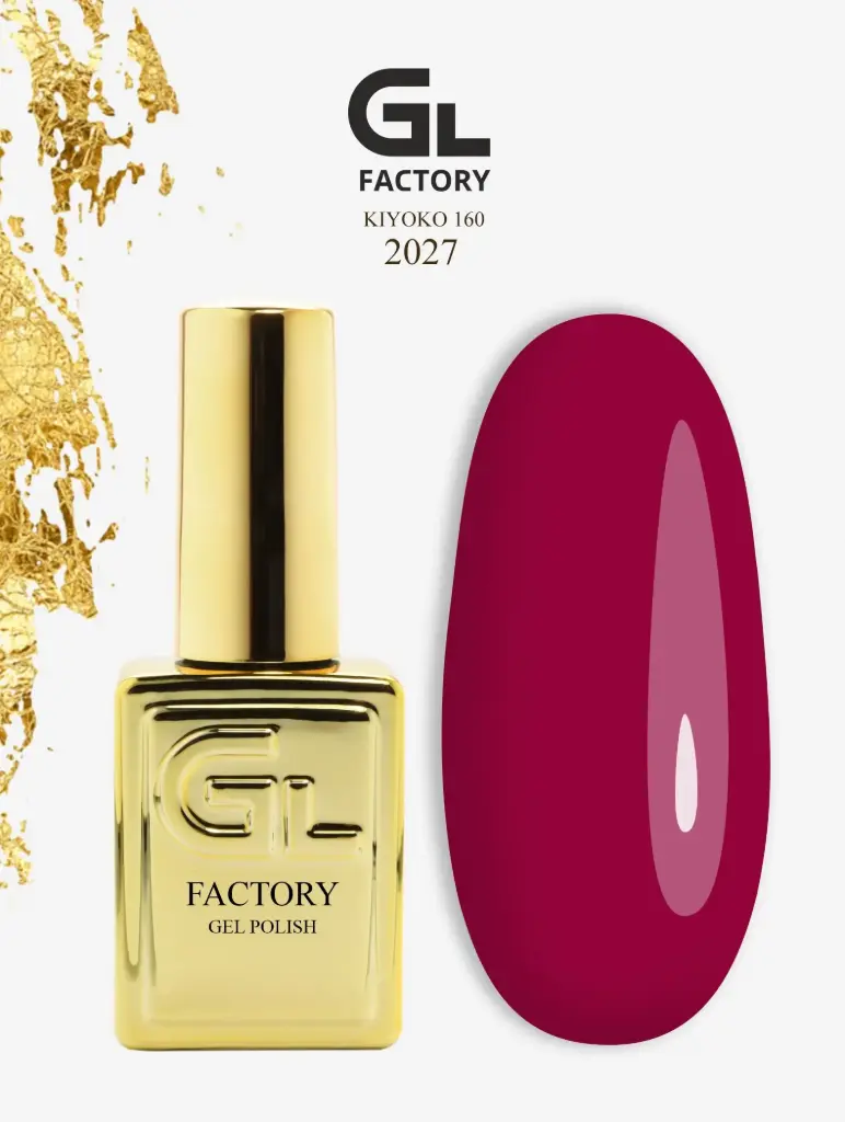 GL 2027 GOLD Gel Polish KiYOKO 160 15g TPO FREE