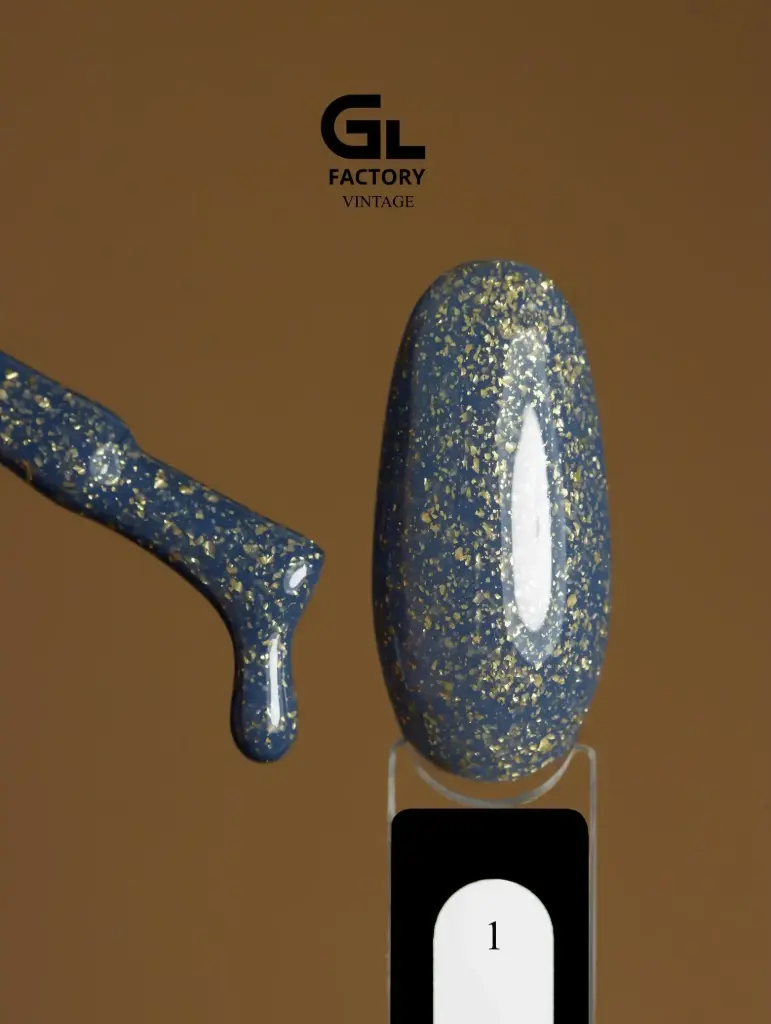 GL 2062 BLACK Gel Polish Vintage 01 15g TPO FREE