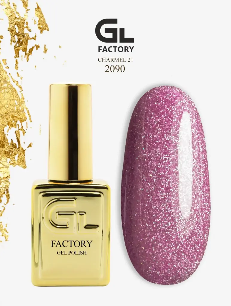 GL 2090 GOLD Gel Polish Charmel 21 15g TPO FREE