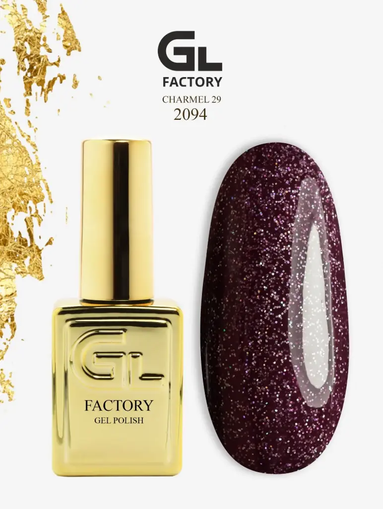 GL 2094 GOLD Gel Polish Charmel 29 15g TPO FREE