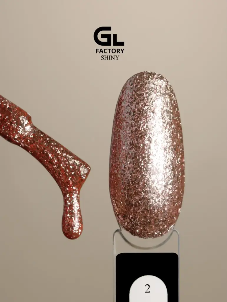 GL 2141 BLACK Gel Polish Shiny 02 15g TPO FREE