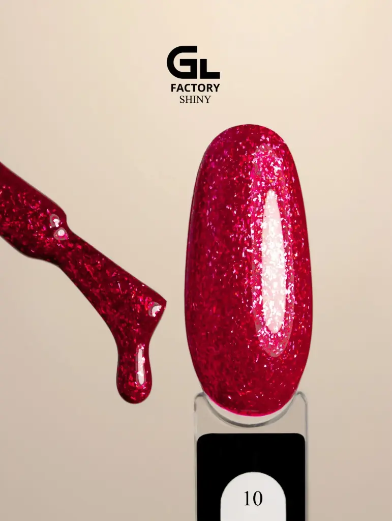 GL 2145 BLACK Gel Polish Shiny 10 15g TPO FREE