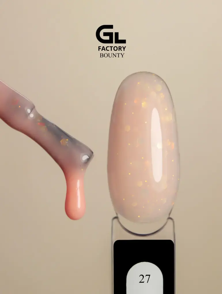 GL 2176 BLACK Gel Polish Bounty 27 15g TPO FREE