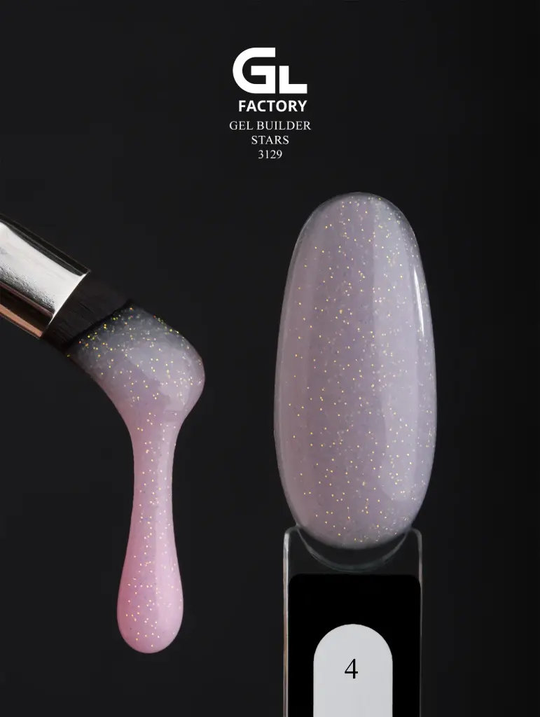 GL 3129 Gel Builder Stars 04 30g TPO HEMA FREE