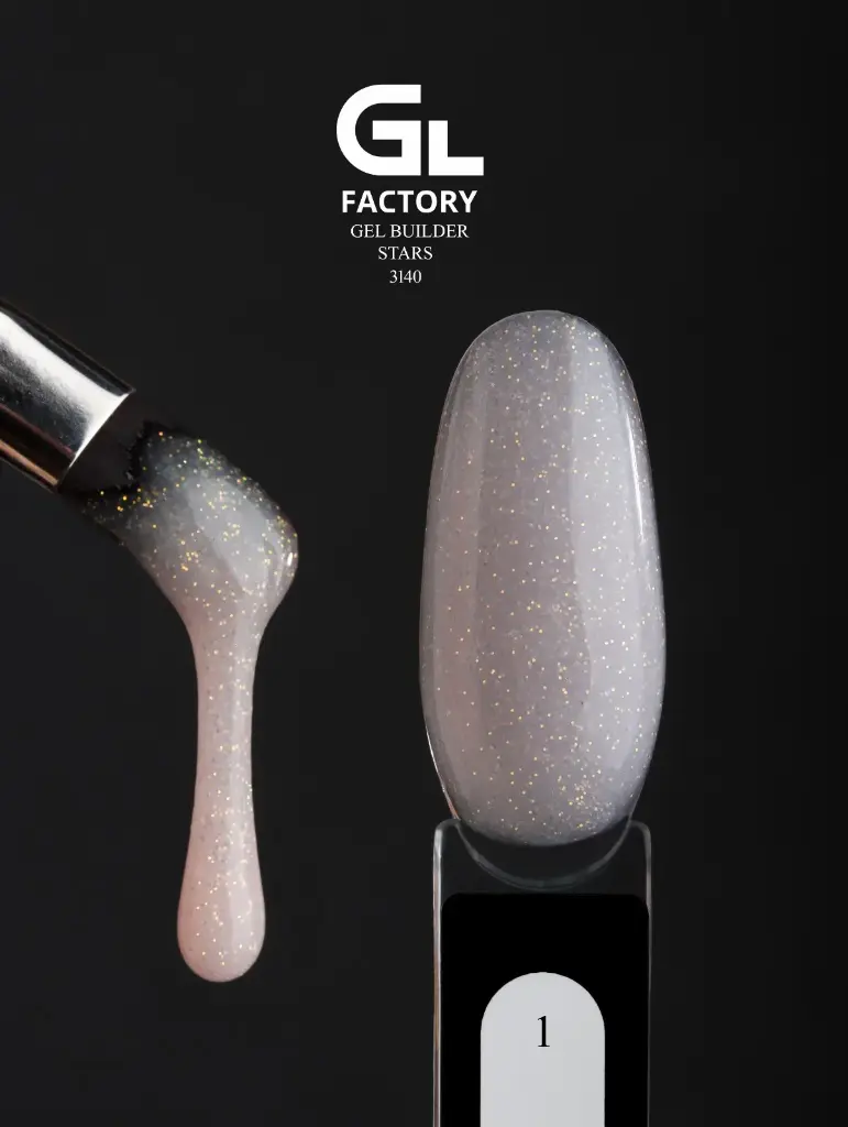 GL 3140 Gel Builder Stars 01 50g TPO HEMA FREE