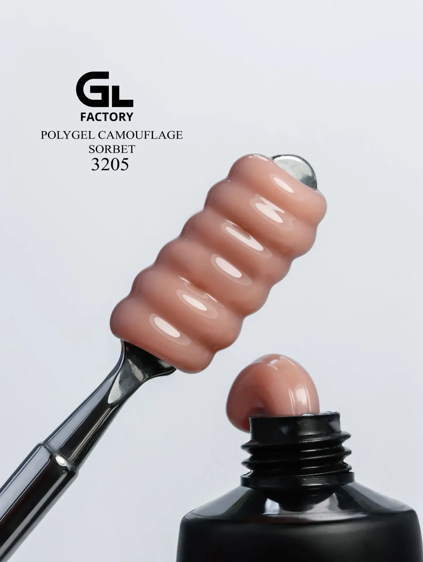 GL 3205 PolyGel Camouflage Sorbet  50gr TPO HEMA FREE