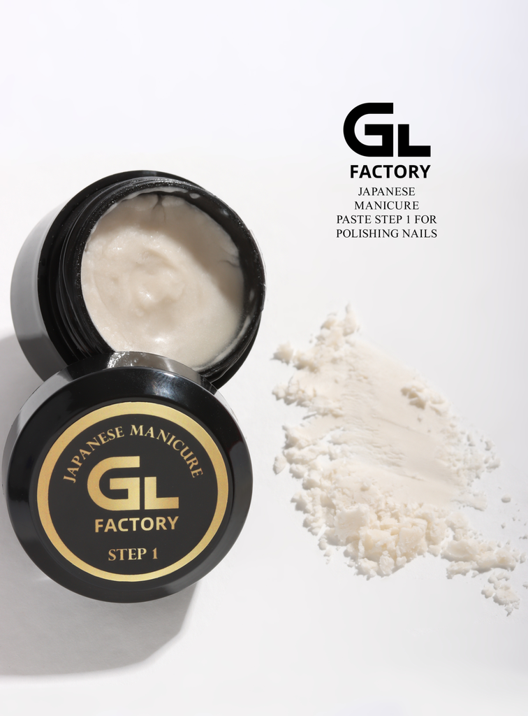 GL Japaness Manicure Paste step 1 for polishing nails